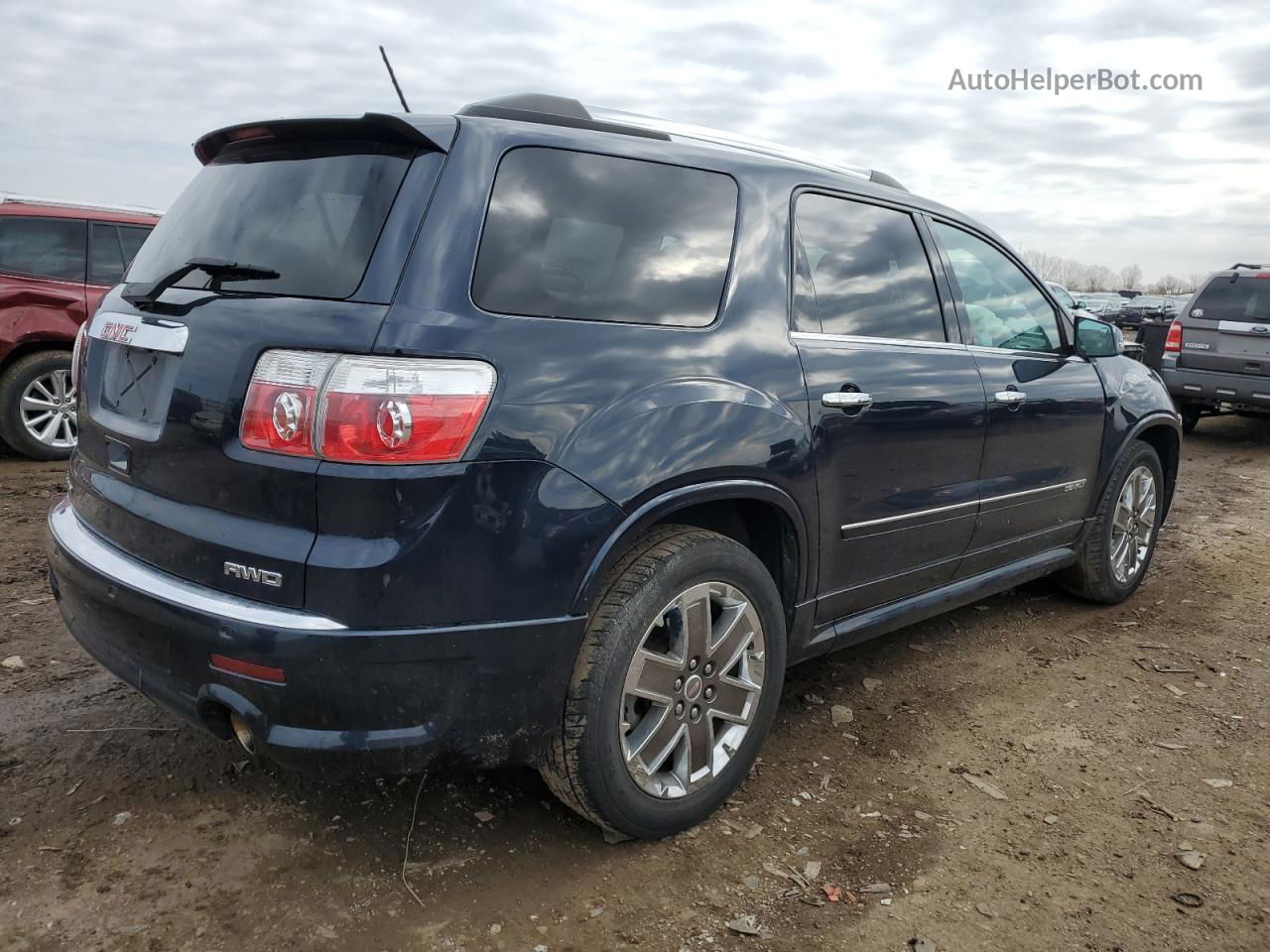 2012 Gmc Acadia Denali Blue vin: 1GKKVTEDXCJ315589