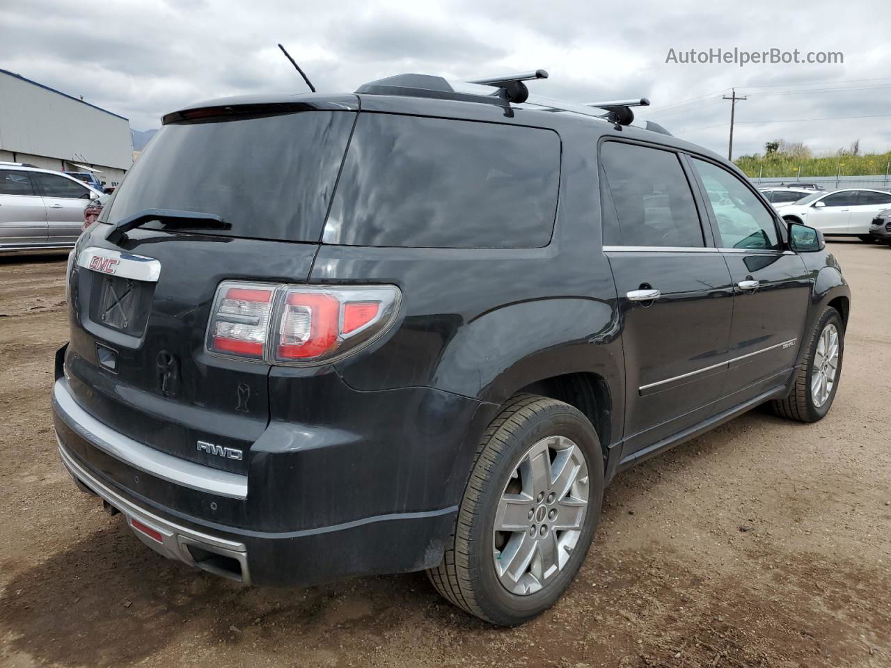 2013 Gmc Acadia Denali Черный vin: 1GKKVTKD0DJ148214