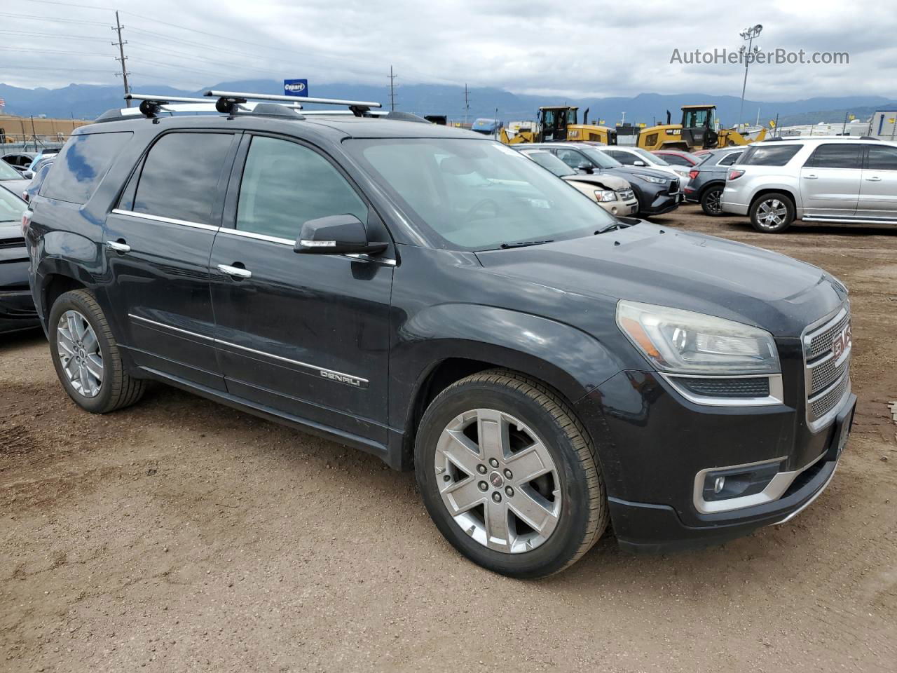 2013 Gmc Acadia Denali Черный vin: 1GKKVTKD0DJ148214