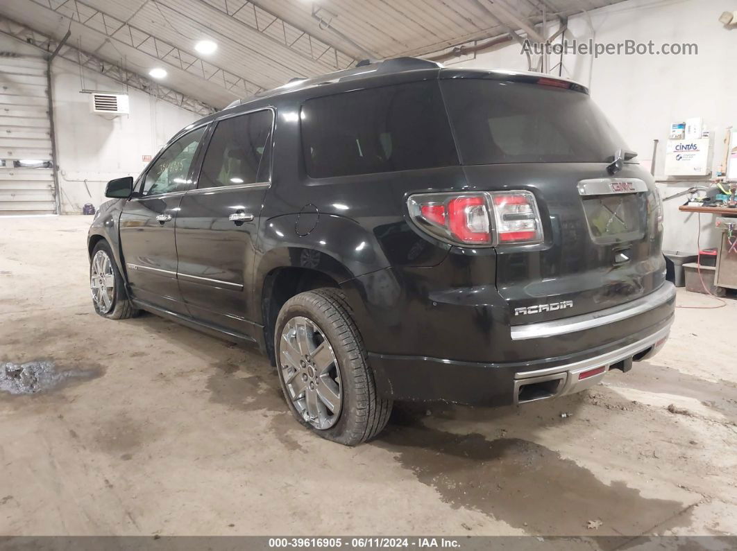 2014 Gmc Acadia Denali Black vin: 1GKKVTKD0EJ116333