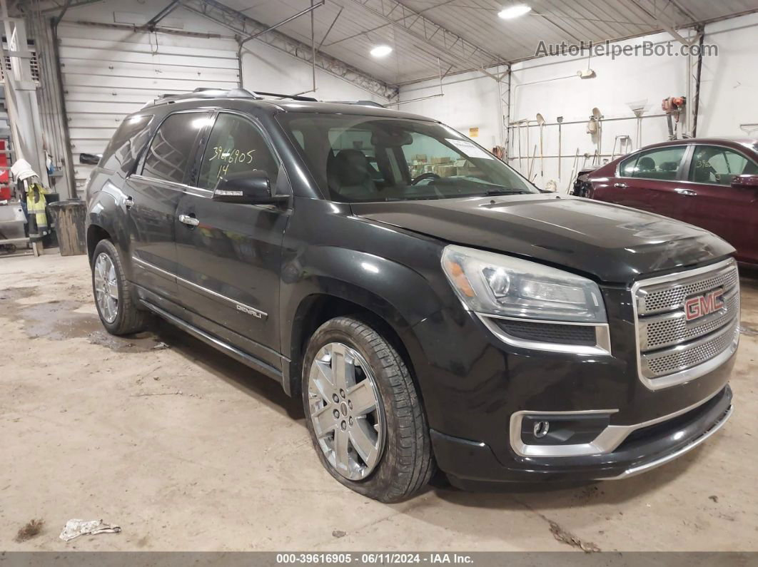 2014 Gmc Acadia Denali Черный vin: 1GKKVTKD0EJ116333