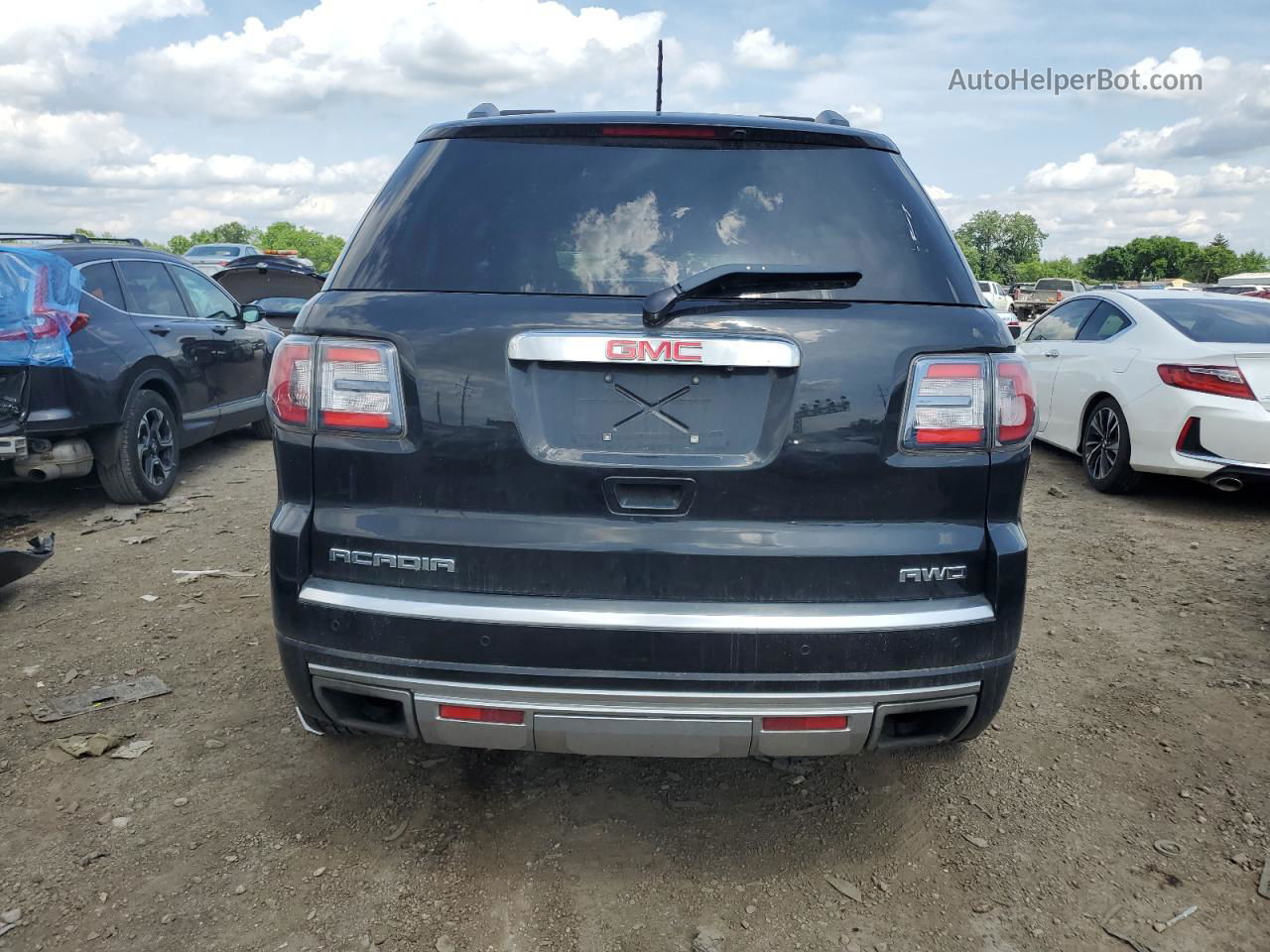 2014 Gmc Acadia Denali Черный vin: 1GKKVTKD0EJ212205