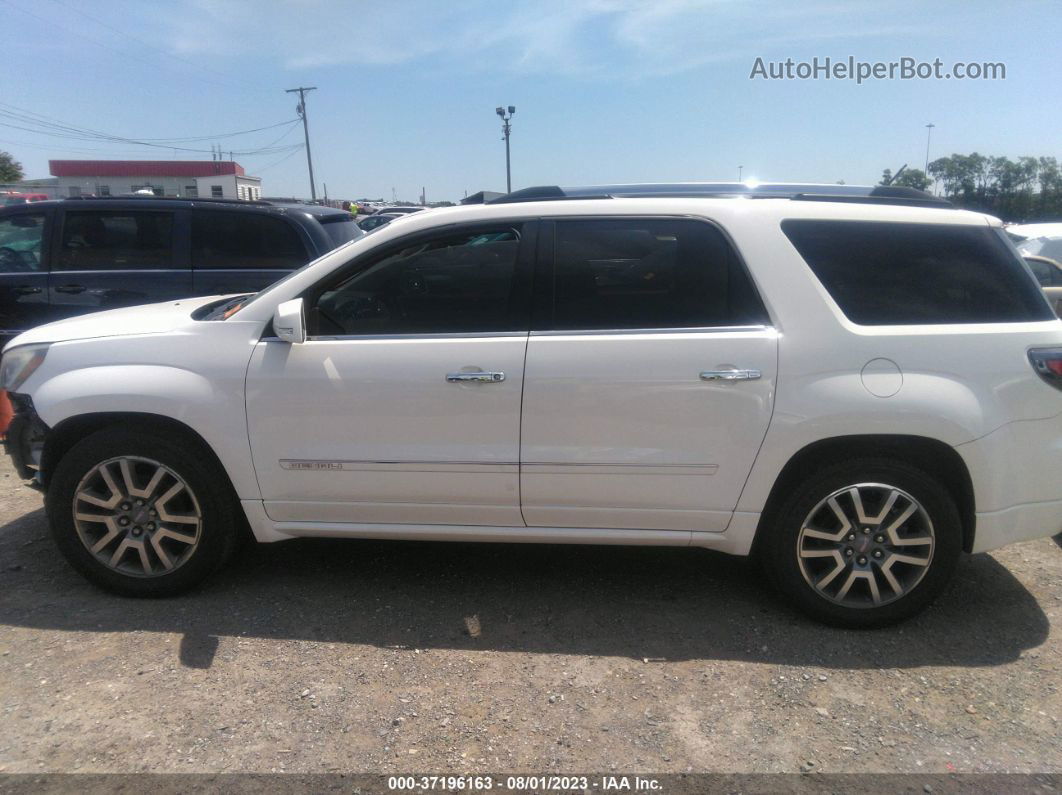 2014 Gmc Acadia Denali White vin: 1GKKVTKD0EJ223057