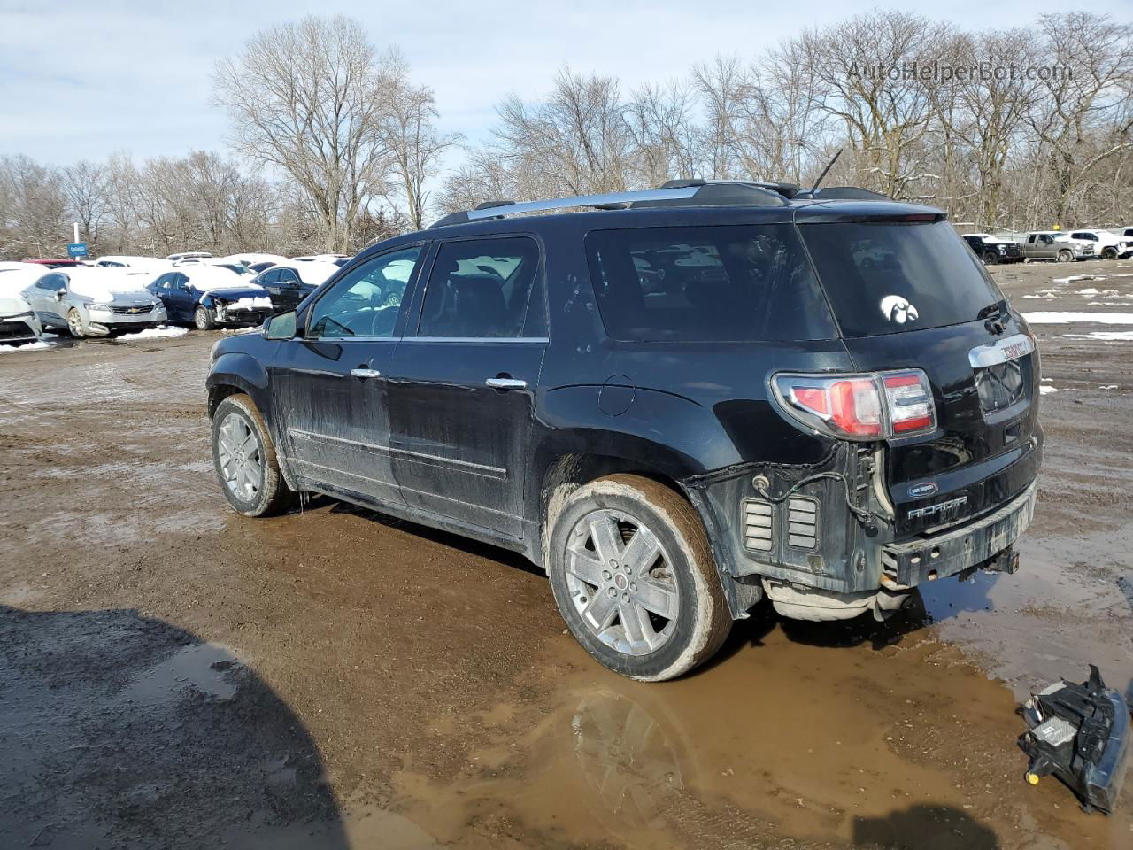 2014 Gmc Acadia Denali Black vin: 1GKKVTKD0EJ295666