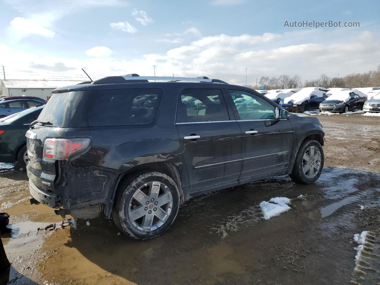 2014 Gmc Acadia Denali Black vin: 1GKKVTKD0EJ295666