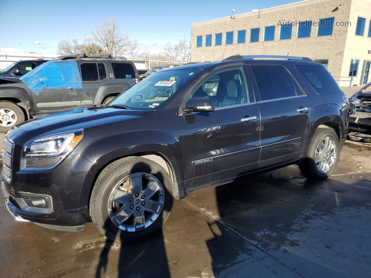 2015 Gmc Acadia Denali Black vin: 1GKKVTKD0FJ115832