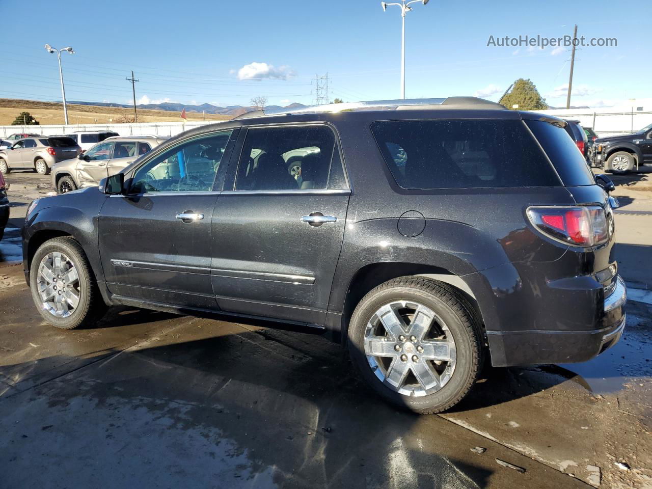 2015 Gmc Acadia Denali Black vin: 1GKKVTKD0FJ115832