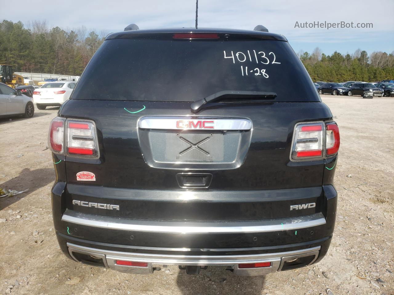 2013 Gmc Acadia Denali Black vin: 1GKKVTKD1DJ140137