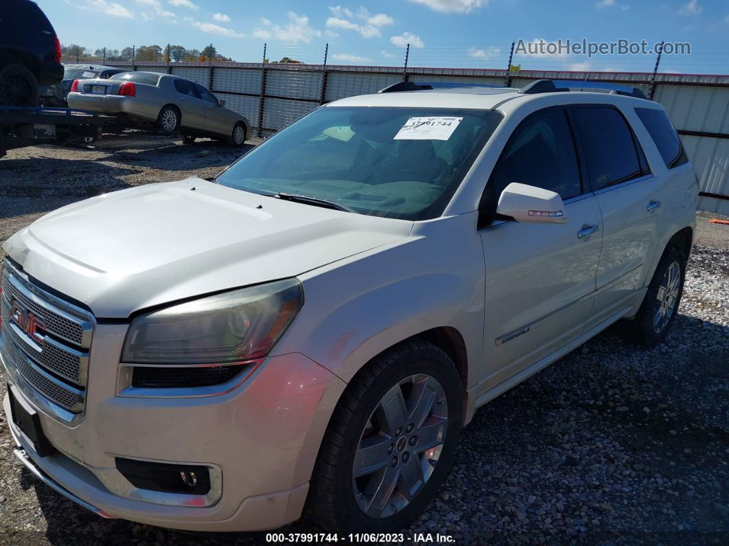 2013 Gmc Acadia Denali Белый vin: 1GKKVTKD1DJ142955