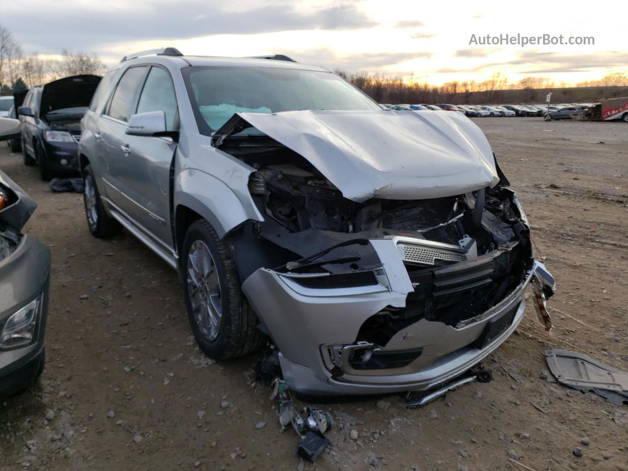 2013 Gmc Acadia Denali Серебряный vin: 1GKKVTKD1DJ198605