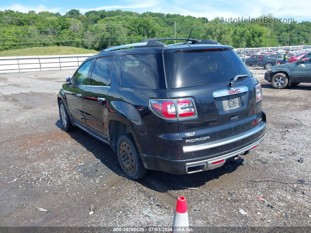 2014 Gmc Acadia Denali Black vin: 1GKKVTKD1EJ112761