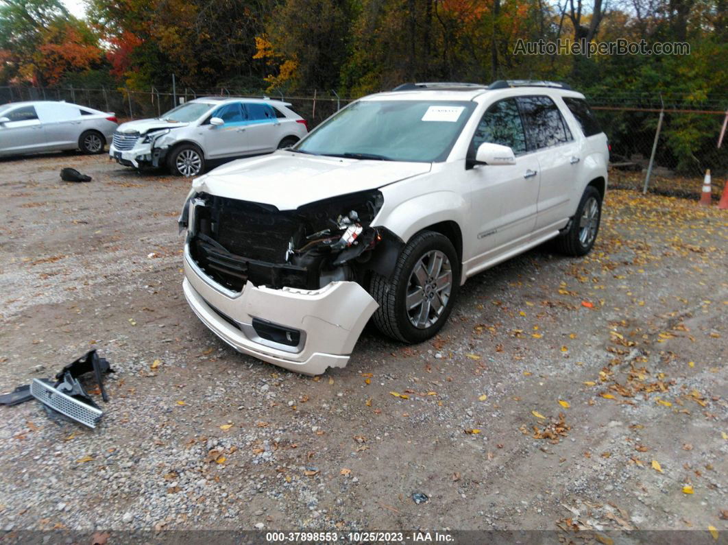 2014 Gmc Acadia Denali White vin: 1GKKVTKD1EJ162494