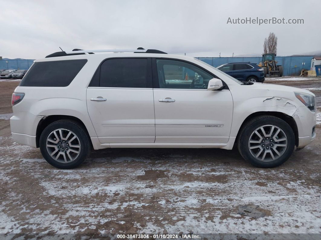 2014 Gmc Acadia Denali White vin: 1GKKVTKD1EJ195382