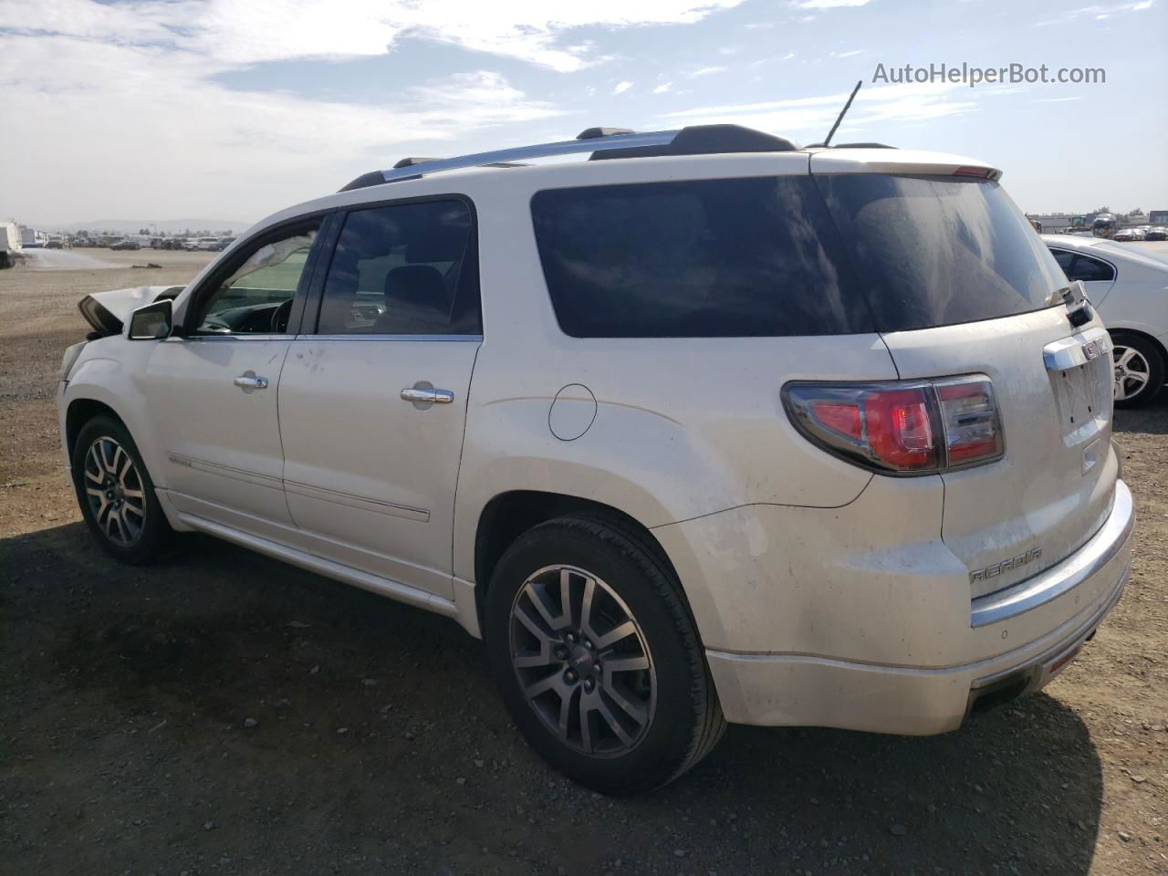 2013 Gmc Acadia Denali White vin: 1GKKVTKD2DJ163555