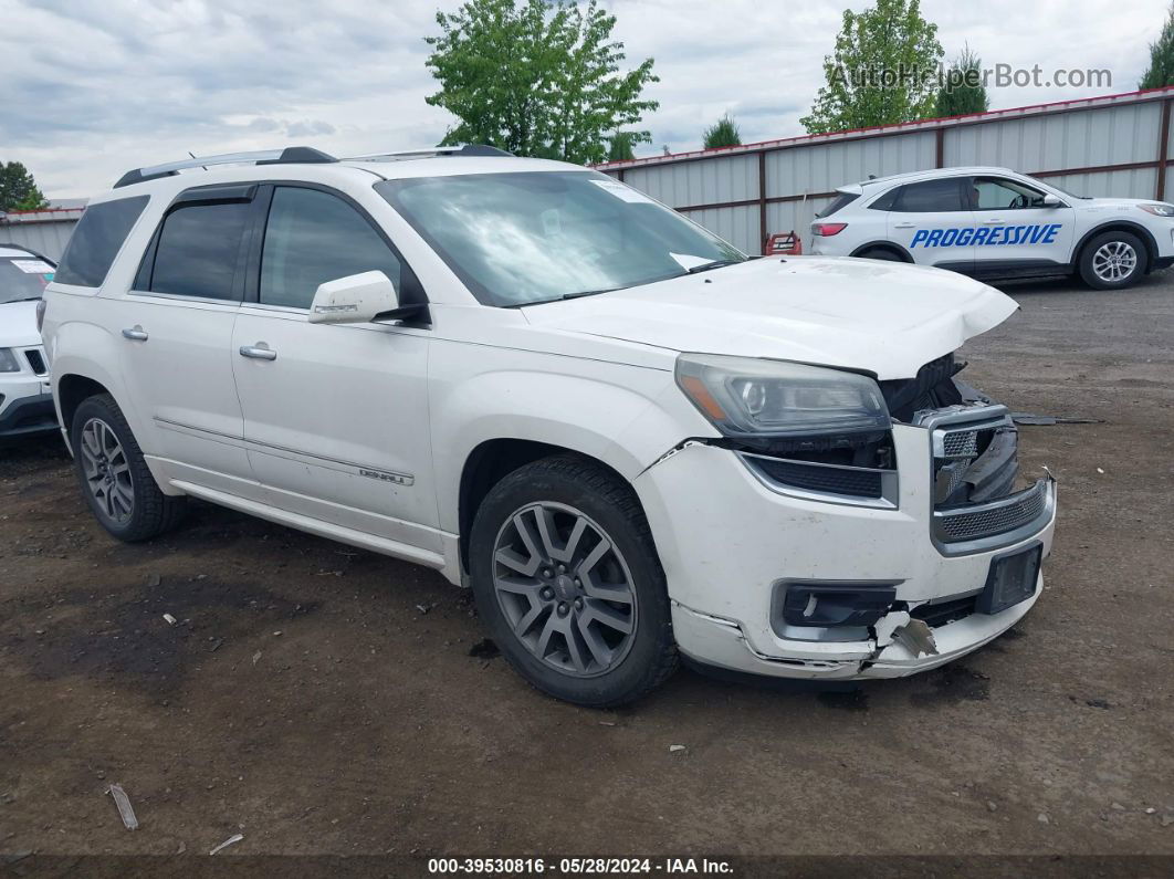 2013 Gmc Acadia Denali Белый vin: 1GKKVTKD2DJ219235