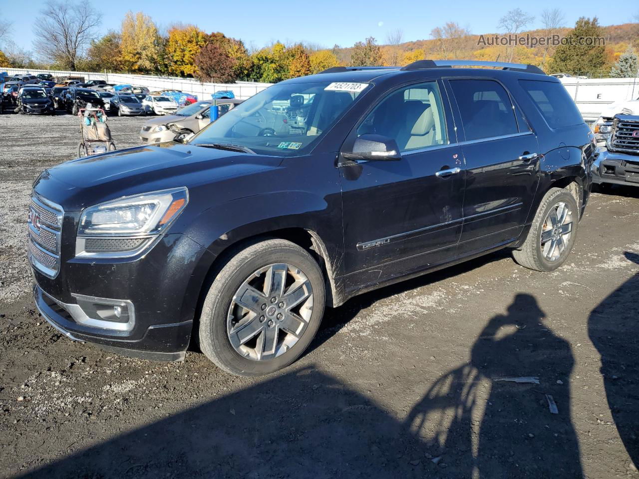 2014 Gmc Acadia Denali Black vin: 1GKKVTKD2EJ179949