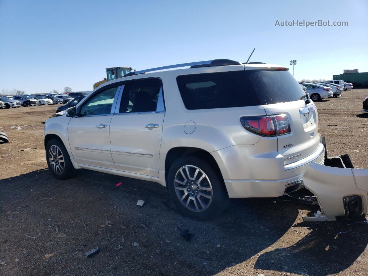 2014 Gmc Acadia Denali White vin: 1GKKVTKD2EJ200170