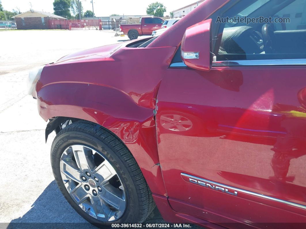 2014 Gmc Acadia Denali Maroon vin: 1GKKVTKD2EJ201271