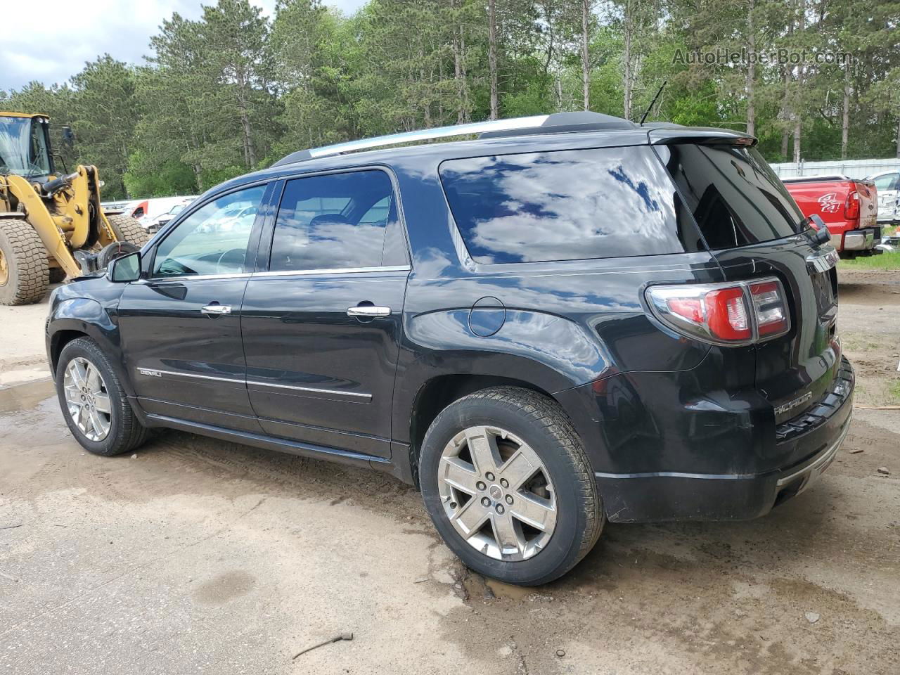 2014 Gmc Acadia Denali Черный vin: 1GKKVTKD2EJ291389