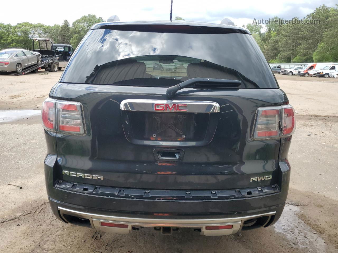 2014 Gmc Acadia Denali Black vin: 1GKKVTKD2EJ291389