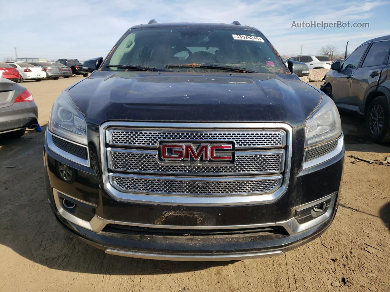 2015 Gmc Acadia Denali Black vin: 1GKKVTKD2FJ200591