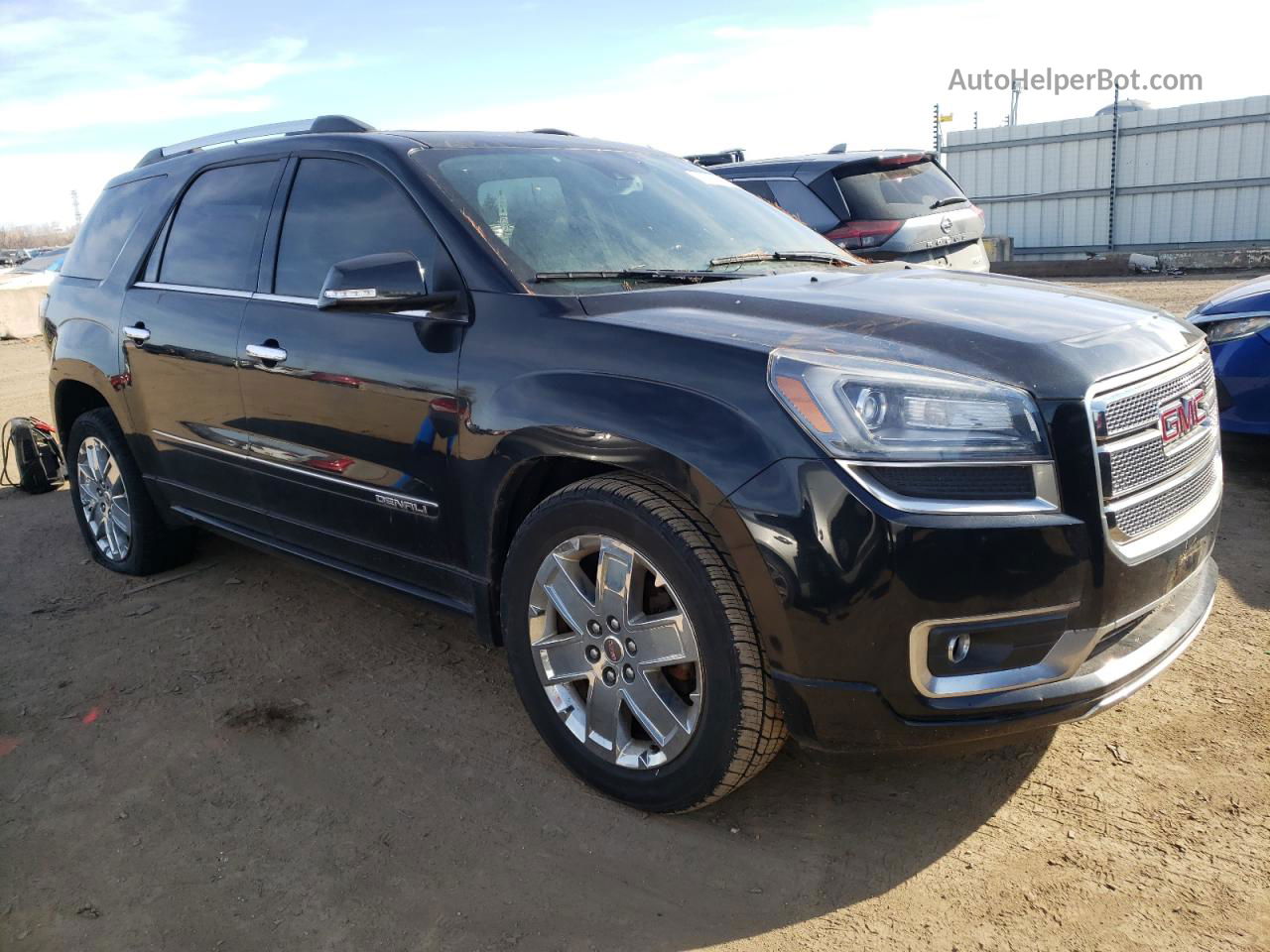 2015 Gmc Acadia Denali Black vin: 1GKKVTKD2FJ200591