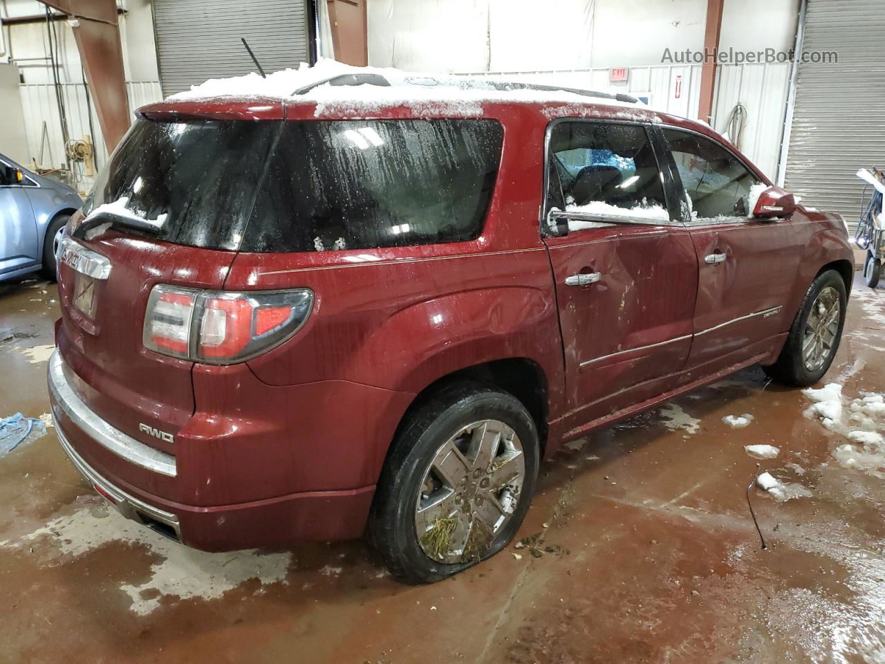 2015 Gmc Acadia Denali Burgundy vin: 1GKKVTKD2FJ381921