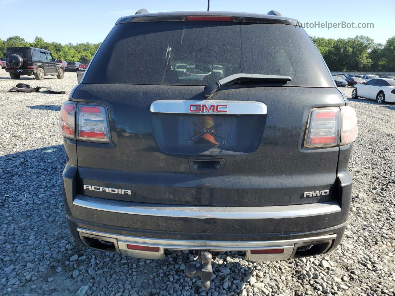 2013 Gmc Acadia Denali Черный vin: 1GKKVTKD3DJ161961