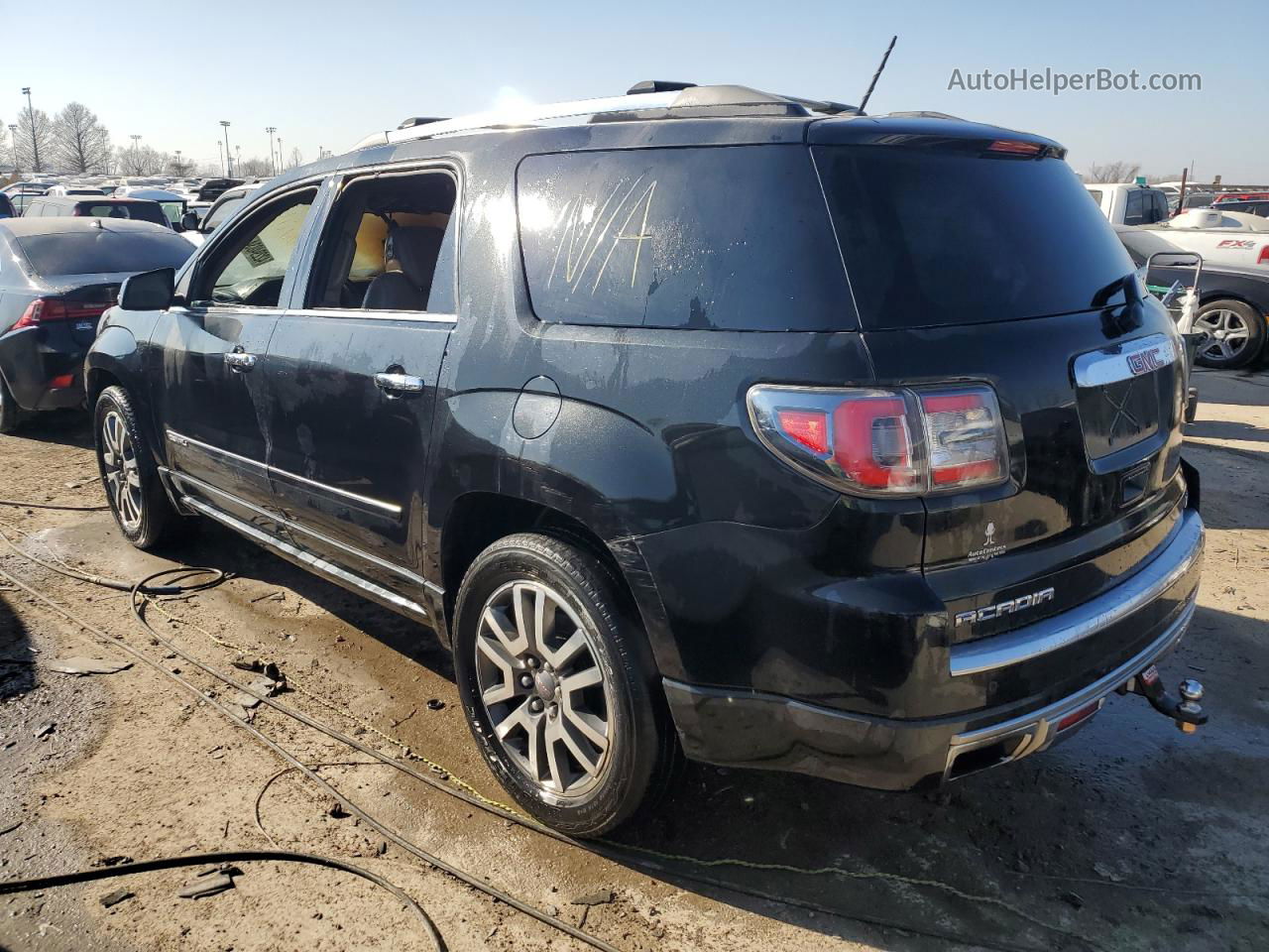 2013 Gmc Acadia Denali Черный vin: 1GKKVTKD3DJ216389