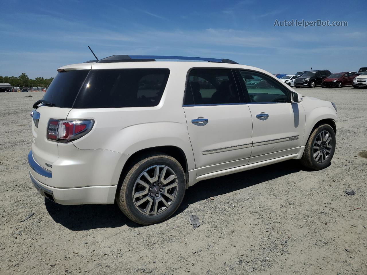 2014 Gmc Acadia Denali White vin: 1GKKVTKD3EJ192886