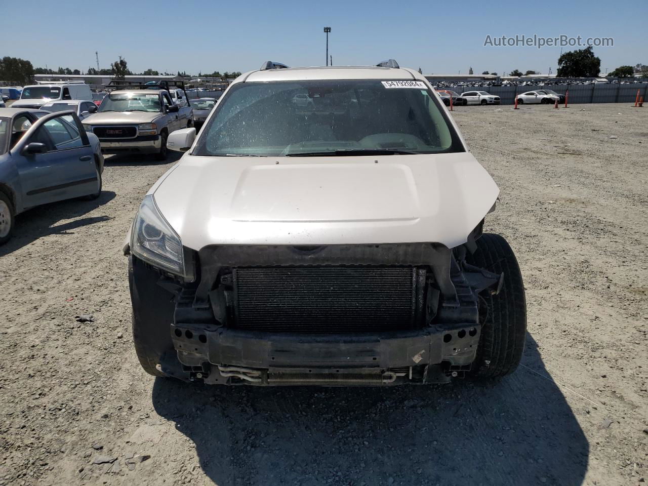 2014 Gmc Acadia Denali White vin: 1GKKVTKD3EJ192886