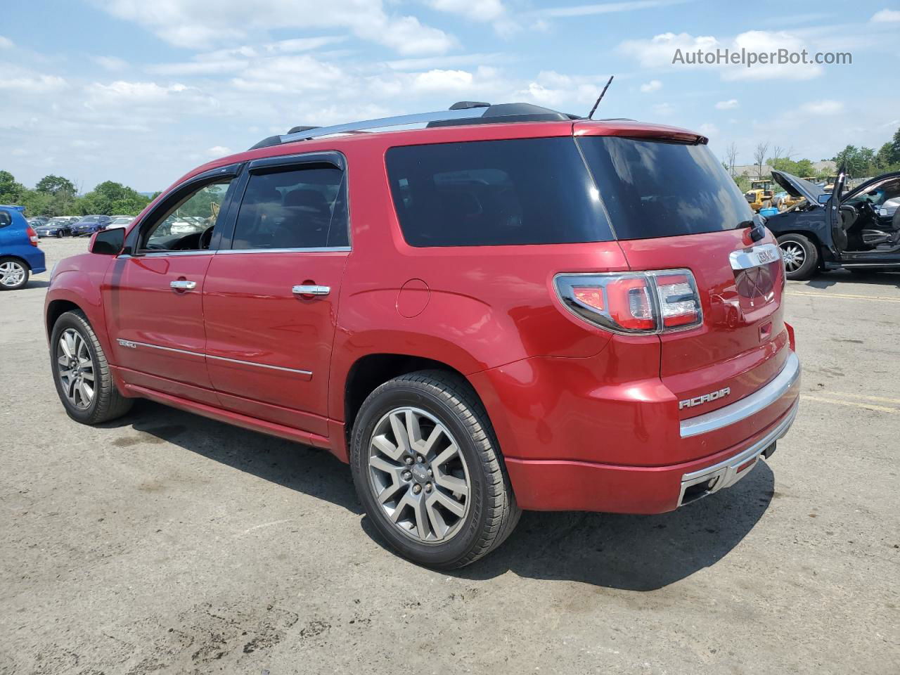 2014 Gmc Acadia Denali Red vin: 1GKKVTKD3EJ211064