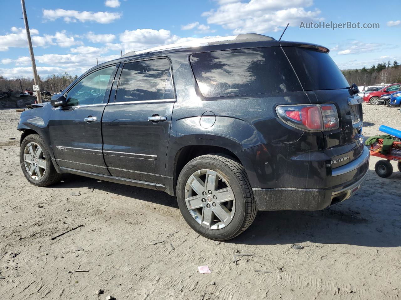 2014 Gmc Acadia Denali Black vin: 1GKKVTKD3EJ233484