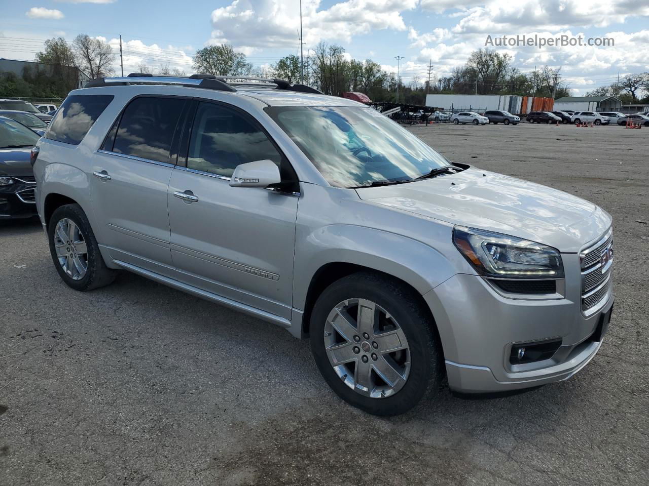 2014 Gmc Acadia Denali Серебряный vin: 1GKKVTKD3EJ366312