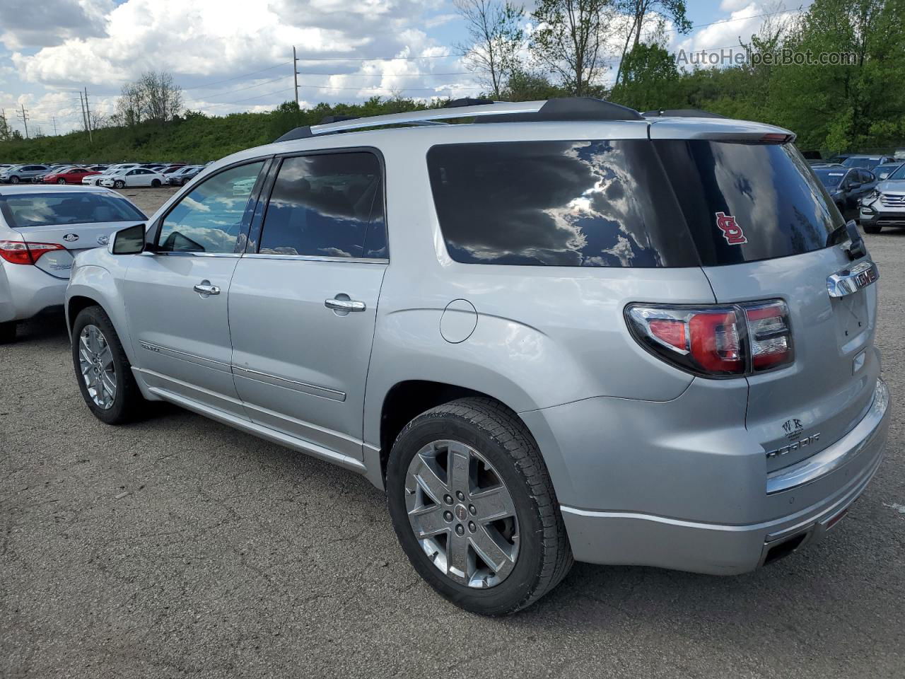 2014 Gmc Acadia Denali Серебряный vin: 1GKKVTKD3EJ366312