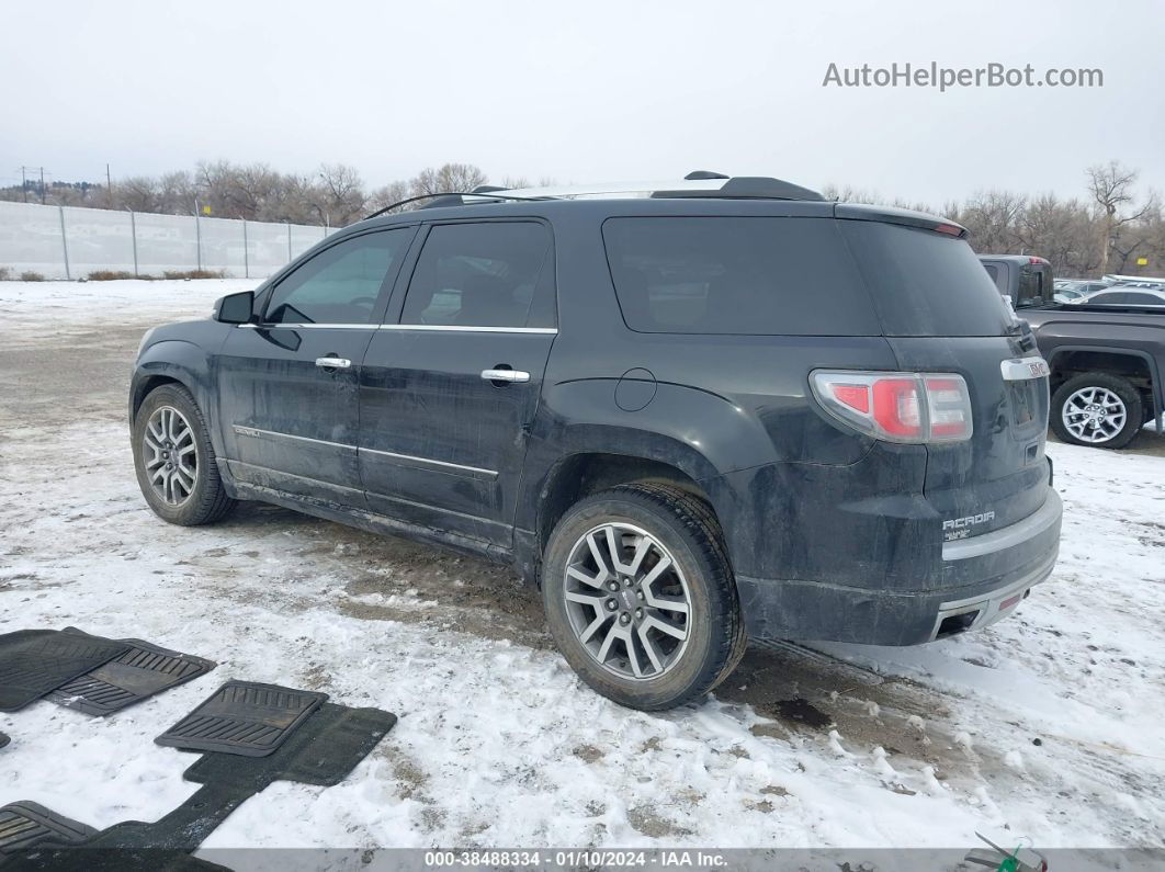 2013 Gmc Acadia Denali Black vin: 1GKKVTKD4DJ157756