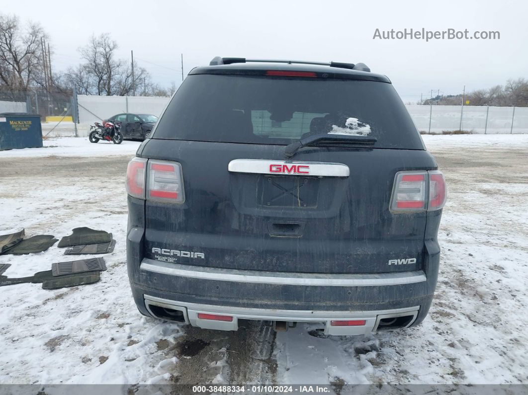 2013 Gmc Acadia Denali Black vin: 1GKKVTKD4DJ157756