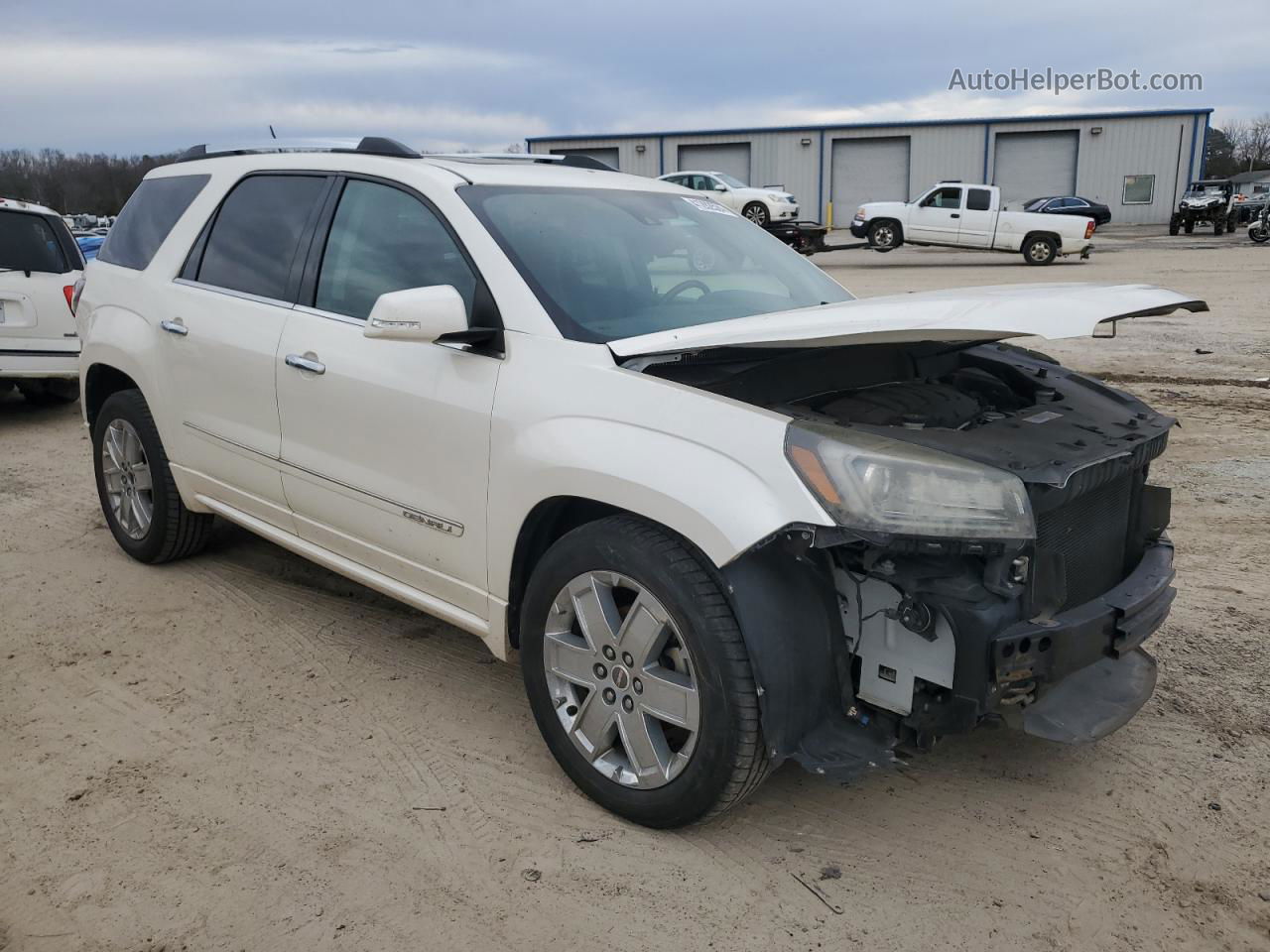 2014 Gmc Acadia Denali Cream vin: 1GKKVTKD4EJ150856