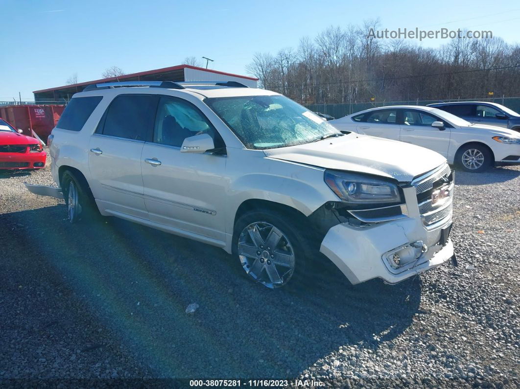 2014 Gmc Acadia Denali Cream vin: 1GKKVTKD4EJ158651