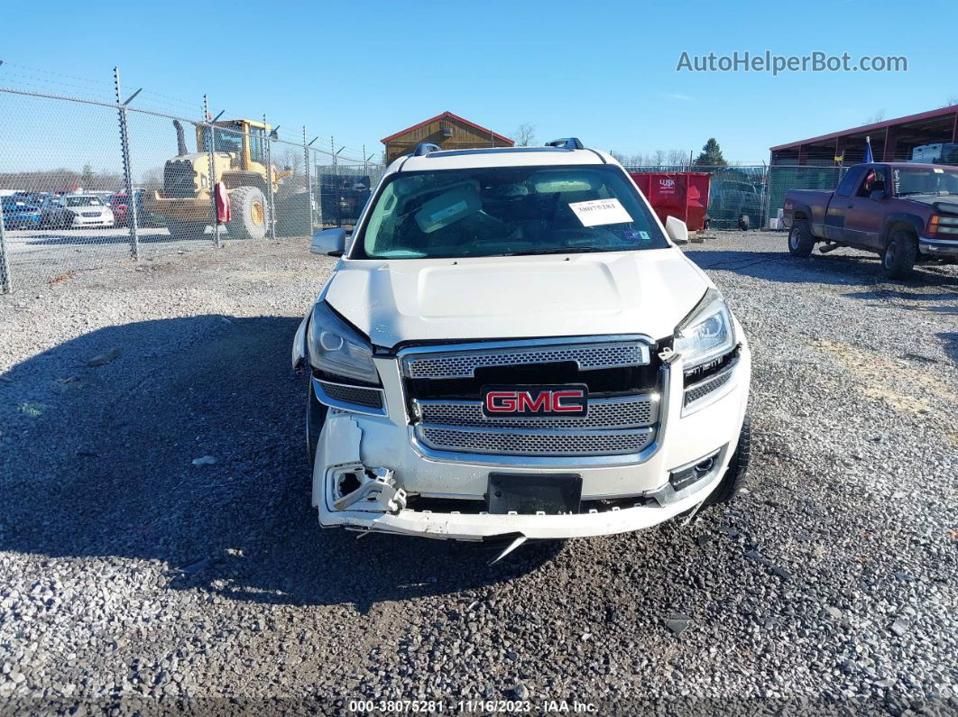 2014 Gmc Acadia Denali Cream vin: 1GKKVTKD4EJ158651