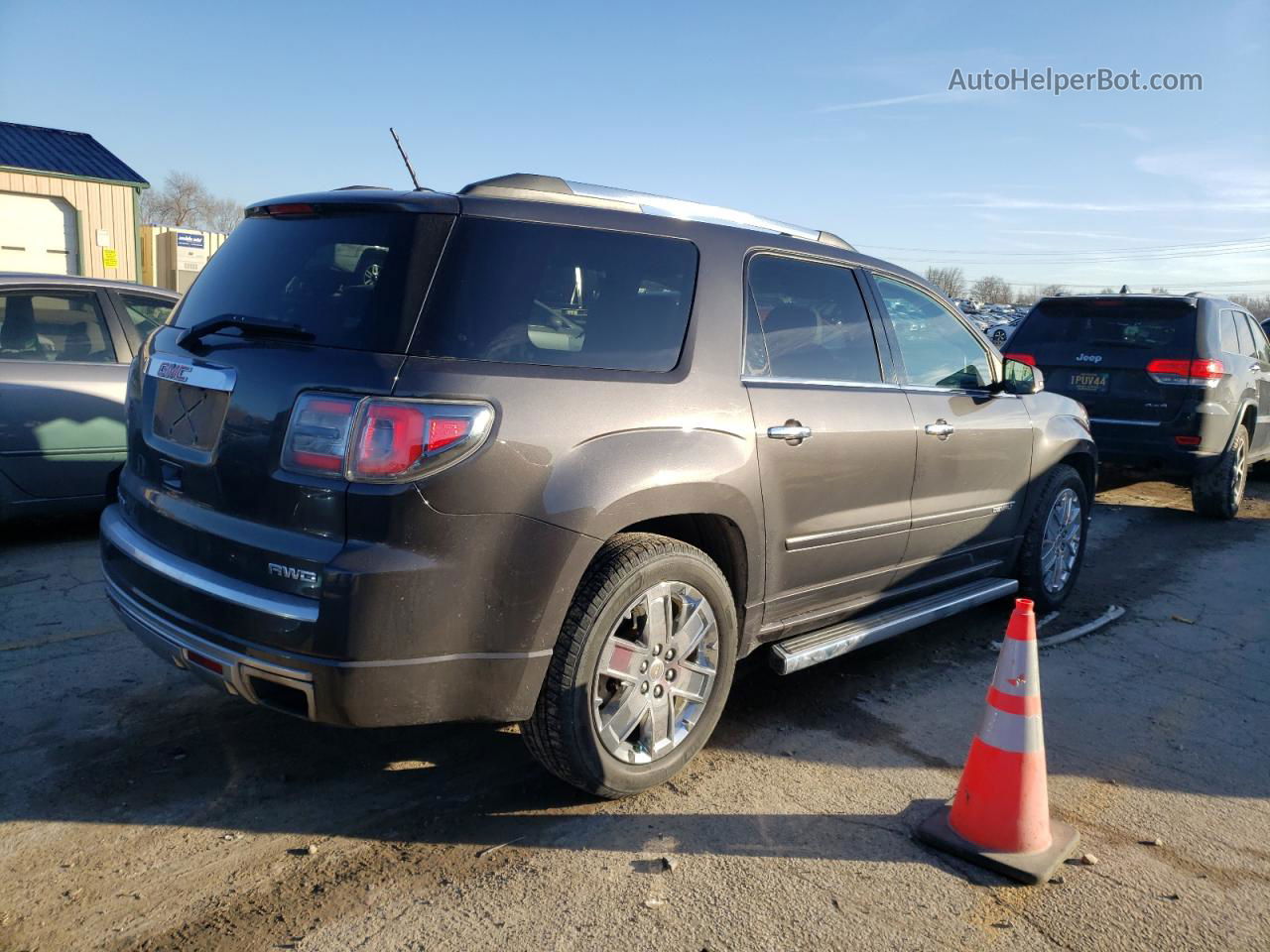 2014 Gmc Acadia Denali Black vin: 1GKKVTKD4EJ198079