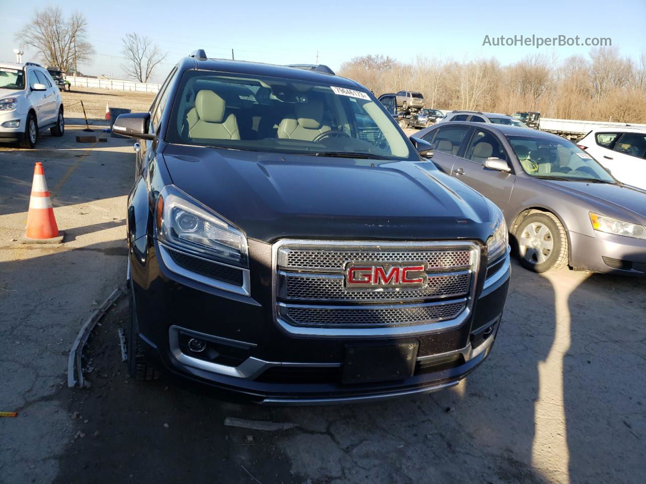 2014 Gmc Acadia Denali Black vin: 1GKKVTKD4EJ198079