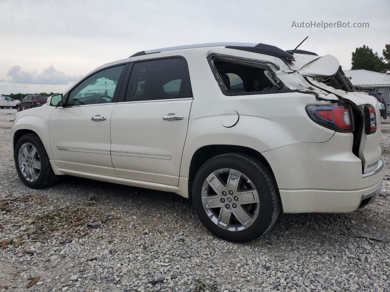 2014 Gmc Acadia Denali Cream vin: 1GKKVTKD4EJ281415