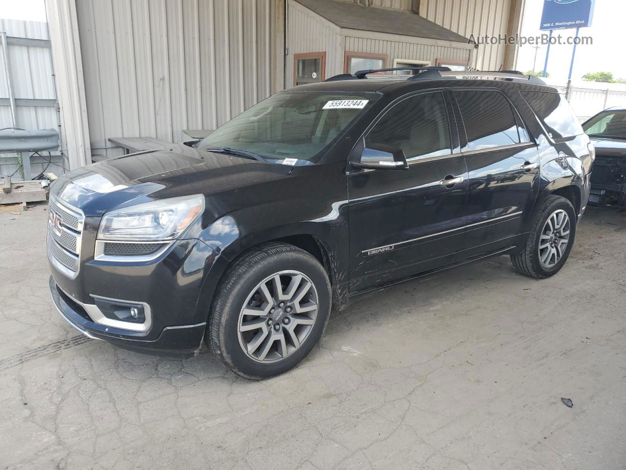 2014 Gmc Acadia Denali Black vin: 1GKKVTKD4EJ305311