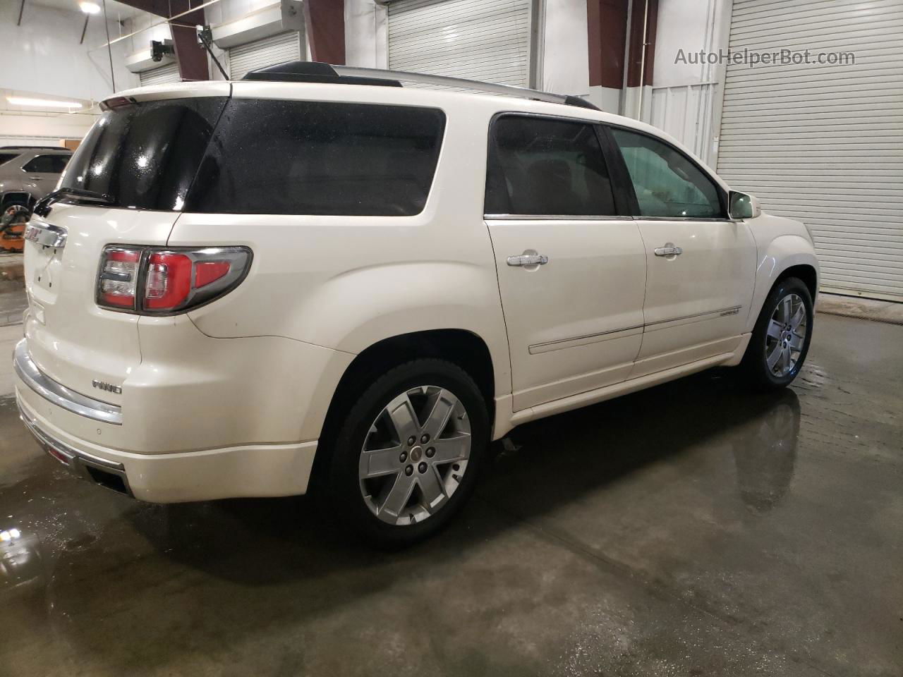 2014 Gmc Acadia Denali White vin: 1GKKVTKD4EJ321007