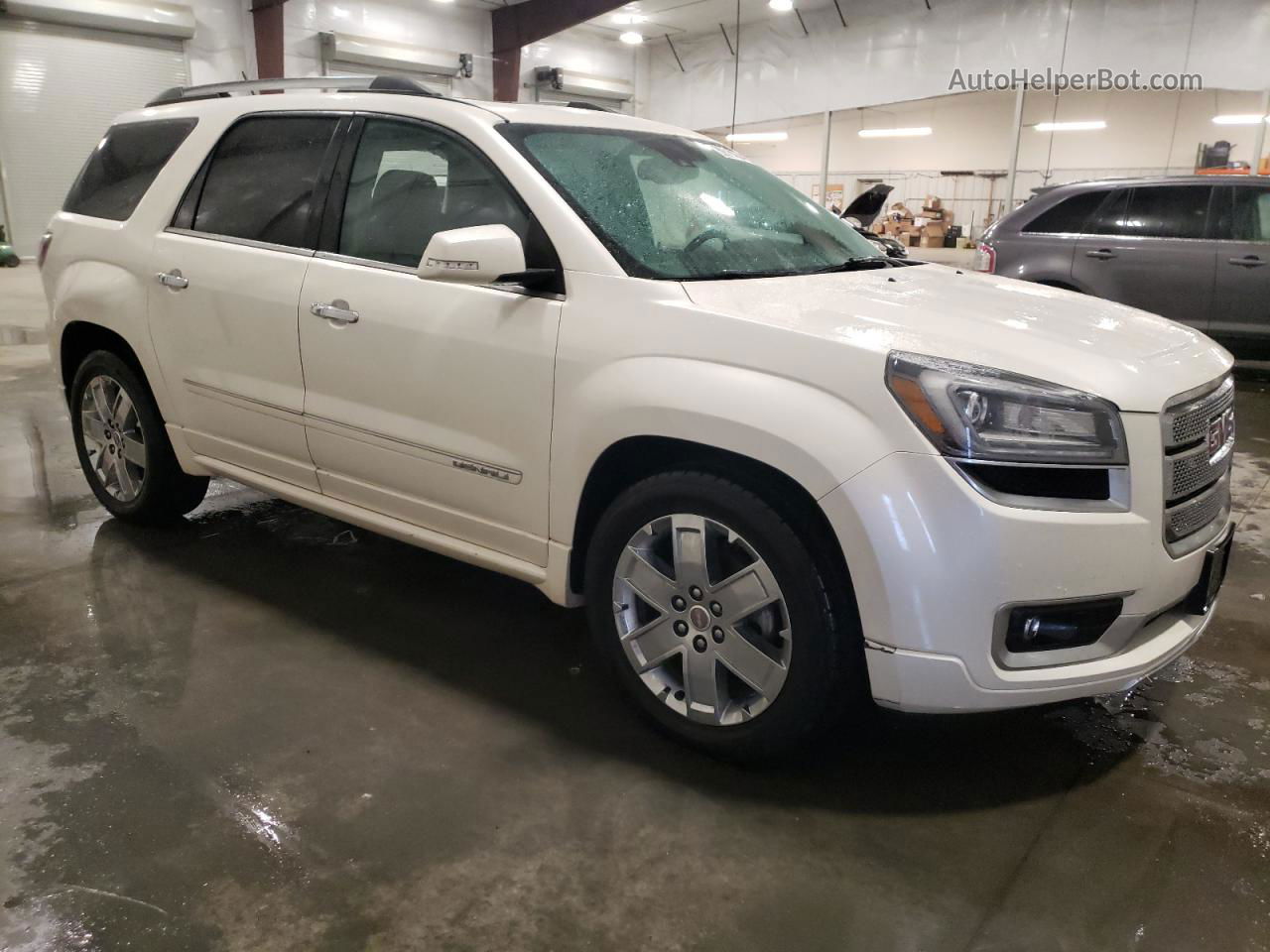 2014 Gmc Acadia Denali White vin: 1GKKVTKD4EJ321007