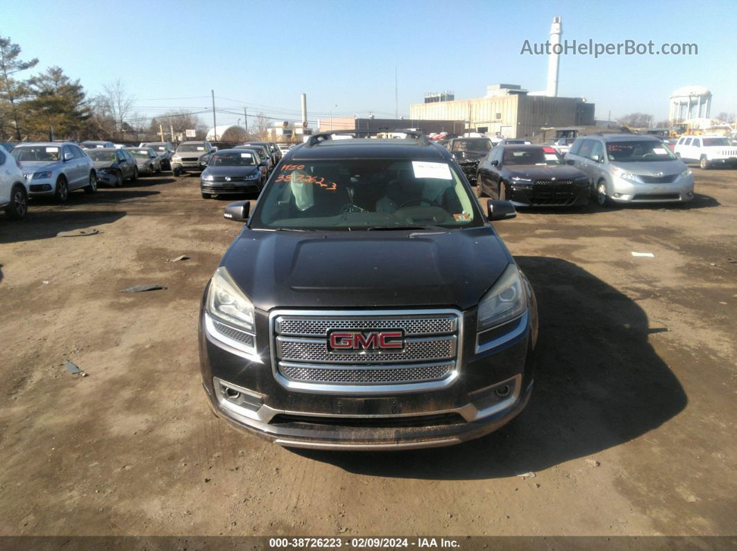 2015 Gmc Acadia Denali Black vin: 1GKKVTKD4FJ362898