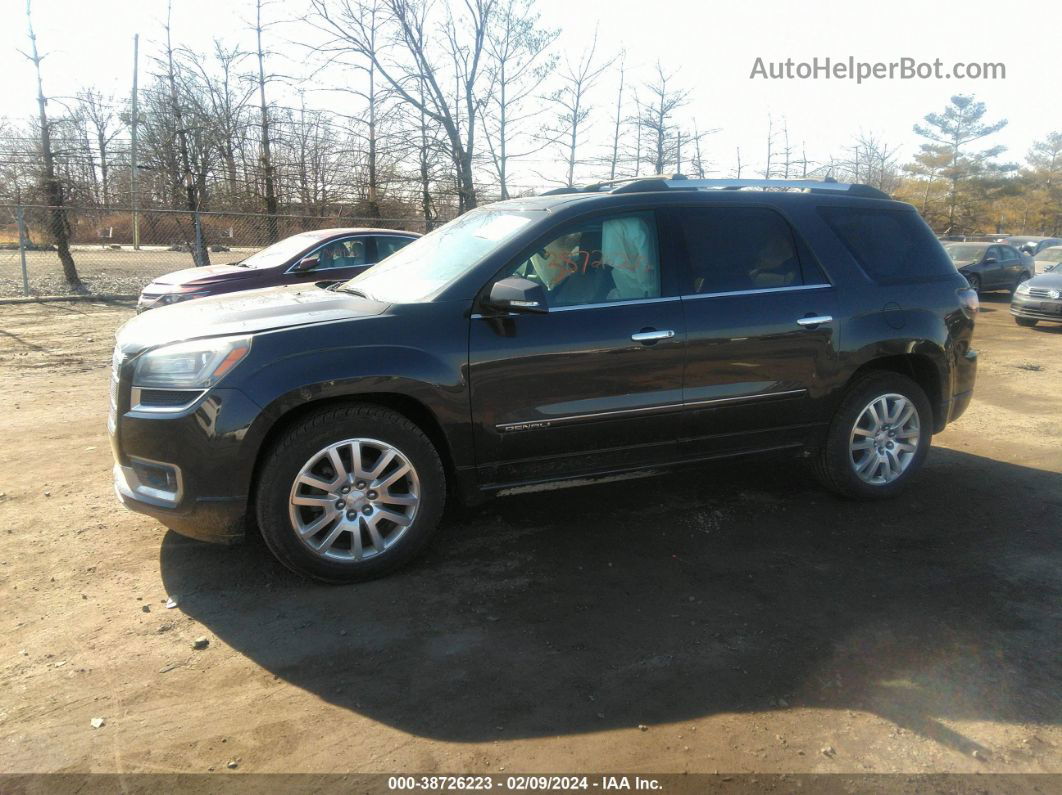 2015 Gmc Acadia Denali Black vin: 1GKKVTKD4FJ362898