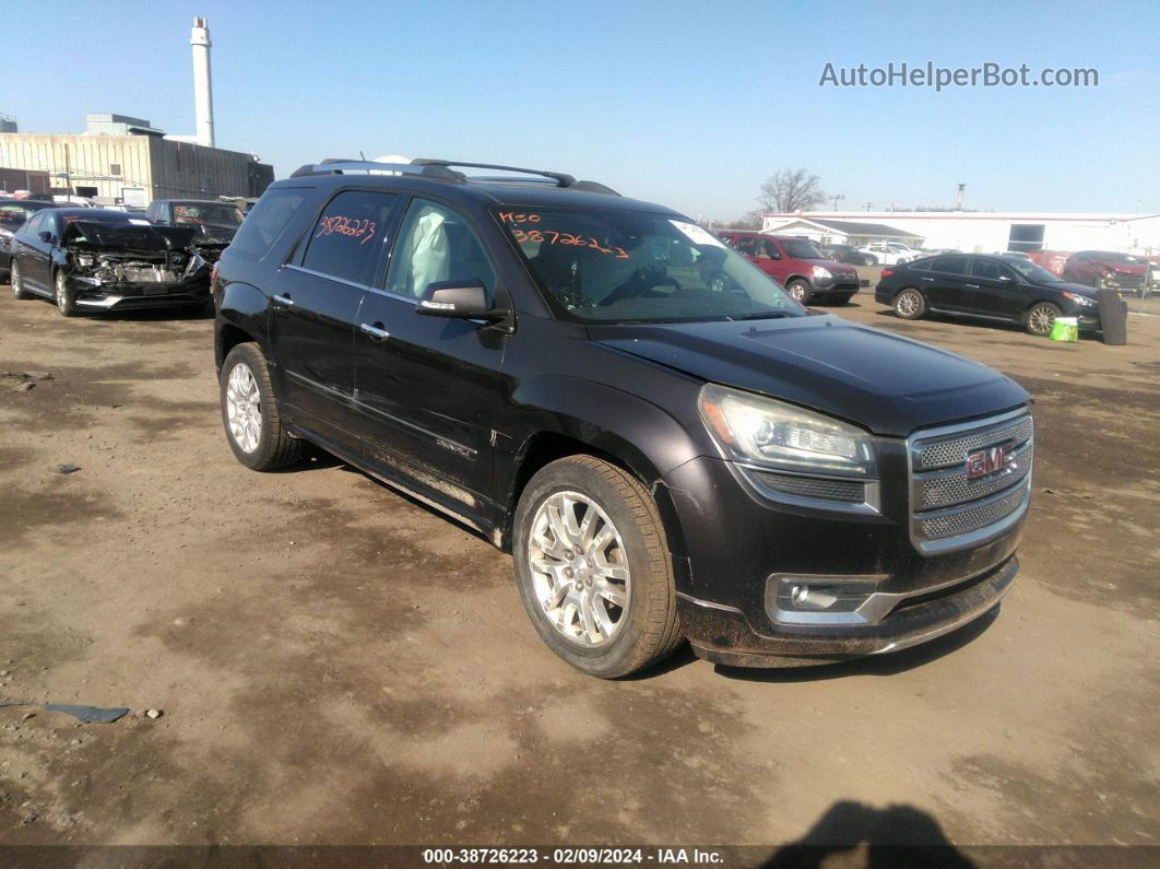 2015 Gmc Acadia Denali Black vin: 1GKKVTKD4FJ362898