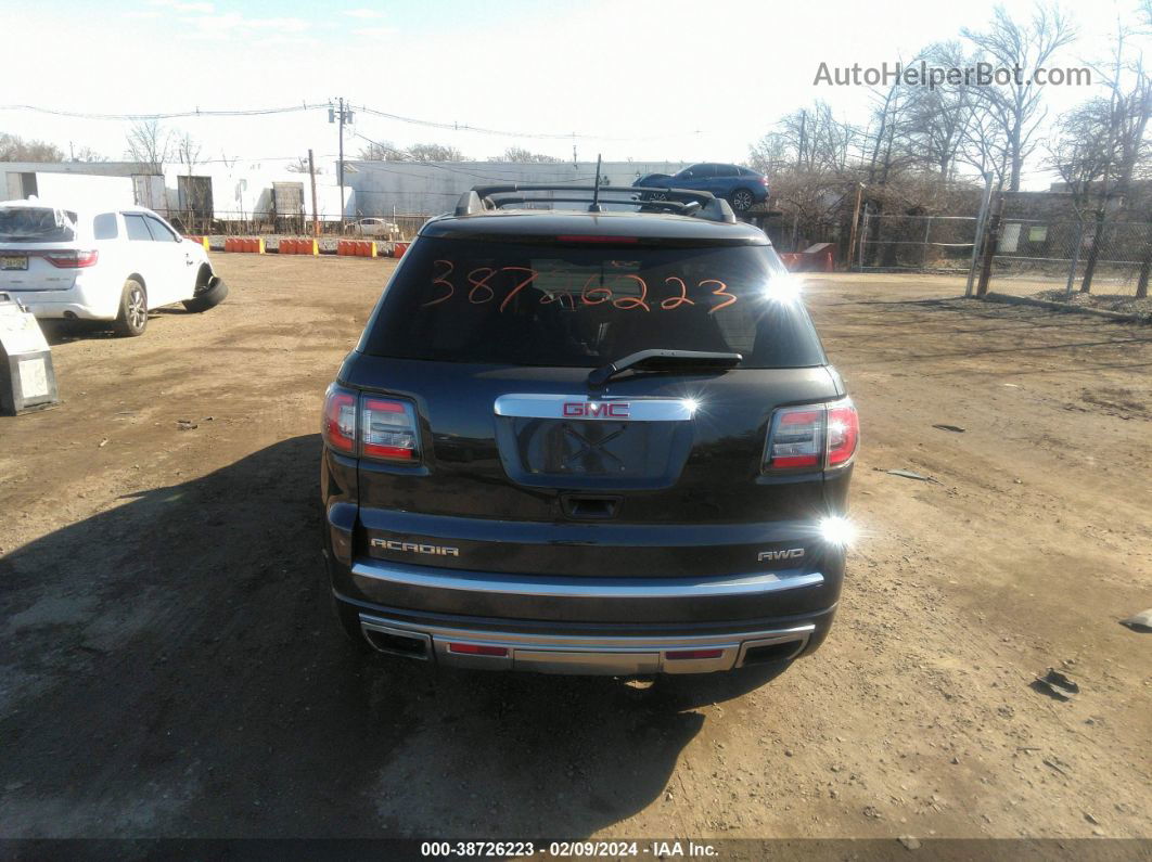 2015 Gmc Acadia Denali Black vin: 1GKKVTKD4FJ362898